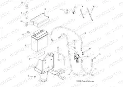 ELECTRICAL | ELECTRICAL, BATTERY - A10DH50AX/AZ (49ATVBATTERY10SP500TRG)