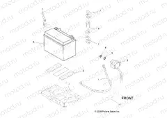 ELECTRICAL | ELECTRICAL, BATTERY - A11GP52AA (49ATVBATTERY10OUT525)