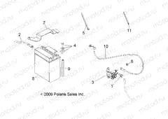 ELECTRICAL | ELECTRICAL, BATTERY - A13EA32AA (49ATVBATTERY10TBLZR)