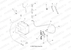 ELECTRICAL | ELECTRICAL, BATTERY - A13MB46TH (49ATVBATTERY09SP500)