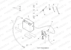 ELECTRICAL | ELECTRICAL, BATTERY - A13MH76FF (49ATVBATTERY12SP800EFI)