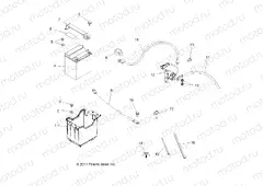 ELECTRICAL | ELECTRICAL, BATTERY - A15S6A76FA (49ATVBATTERY126X6)