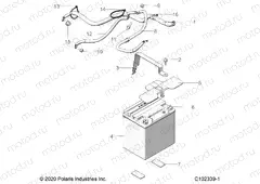 ELECTRICAL | ELECTRICAL, BATTERY - A20SLZ95AE (C102339-1)