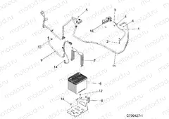 ELECTRICAL | ELECTRICAL, BATTERY - D20BBP99A4/B4/FP99A4 (C700427-1)