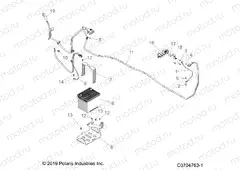 ELECTRICAL | ELECTRICAL, BATTERY - D20BEPD4B4 (C0704763-1)