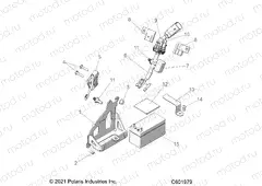 ELECTRICAL | ELECTRICAL, BATTERY, MANUAL START POWER UP COMPONENTS - S23TFK8RS (C601979)