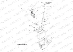 ELECTRICAL | ELECTRICAL, BATTERY - R10VH76AB/AO/AQ/AW (49RGRBATTERY09RZR)