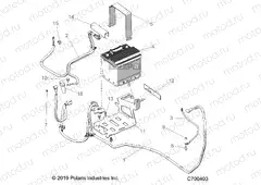 ELECTRICAL | ELECTRICAL, BATTERY - R20RRED4J1 (C700403)