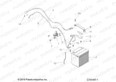 ELECTRICAL | ELECTRICAL, BATTERY - Z20CHA57A2/E57AM (C701047-1)