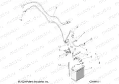 ELECTRICAL | ELECTRICAL, BATTERY - Z20CHA57K2 (C701115-1)