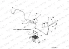 ELECTRICAL | ELECTRICAL, BATTERY - Z20N4E92AL/AR/BL/BR (C700322-1)