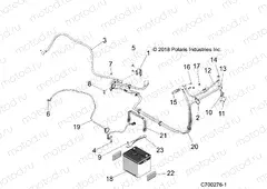 ELECTRICAL | ELECTRICAL, BATTERY - Z20N4E99AC/AL/AN/BC/BL/BN/K99AF/AK/BF/BK (C700276-1)