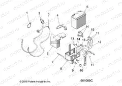 ELECTRICAL | ELECTRICAL, BATTERY/BOX and CABLES - S21EGT8R E.S. OPTION (601009C)