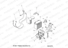 ELECTRICAL | ELECTRICAL, BATTERY/BOX and CABLES - S23TFK8RS E.S. OPTION (C601973)