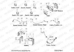 ELECTRICAL | ELECTRICAL, COMPONENTS 2 - T20AAPHD/RHB ALL OPTIONS (C0513756-4)