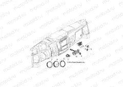 ELECTRICAL | ELECTRICAL, DASH CONTROLS - R151DPD1AA/2D (49BRUTUSCONTROLS14)