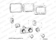 ELECTRICAL | ELECTRICAL, DASH CONTROLS - R21T6U99AP/AG/BP/BG (C730034)