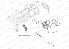 ELECTRICAL | ELECTRICAL, DASH INSTRUMENTS and CONTROLS - R13TH90DG (49RGRDASH11900D)