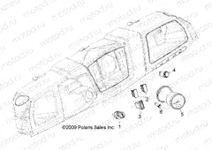 ELECTRICAL | ELECTRICAL, DASH INSTRUMENTS and CONTROLS - R13WH50AG/AH/AR/AX (49RGRDASH11500CREW)