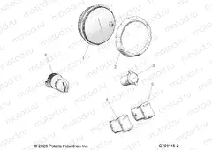 ELECTRICAL | ELECTRICAL, DASH INSTRUMENTS and CONTROLS - Z20CHA57K2 (C701115-2)