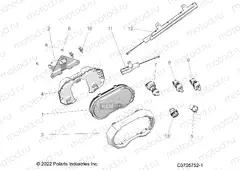 ELECTRICAL | ELECTRICAL, DASH INSTRUMENTS AND CONTROLS - Z21RAD92BB/BK (C0705752-1)