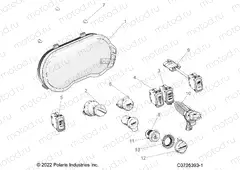 ELECTRICAL | ELECTRICAL, DASH INSTRUMENTS - R22RSH99AG/BG (C0705393-1)