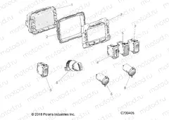 ELECTRICAL | ELECTRICAL, DASH INSTUMENTS - R20RRED4J1 (C700405)