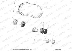 ELECTRICAL | ELECTRICAL, DASH INSTUMENTS - R20RRM99AL (C700716)