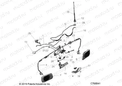ELECTRICAL | ELECTRICAL, DASH INSTUMENTS, RIDE COMMAND - R19RRU99/A/B (C700541)