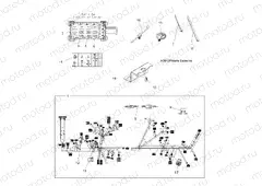 ELECTRICAL | ELECTRICAL, HARNESS - A13DN8EAF/EAL/EAR (49ATVHARNESS12SPTRGEPS850)