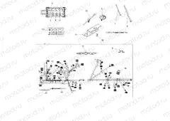 ELECTRICAL | ELECTRICAL, HARNESS, EPS - A13GH8EAK (49ATVHARNESS13SCRAM850)