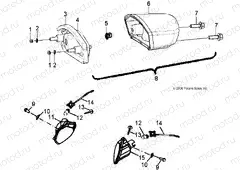 ELECTRICAL | ELECTRICAL, HEADLIGHT and TAILLIGHT - A13KA09AD/AF (49ATVHEADLIGHT07OTLW90)