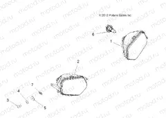 ELECTRICAL | ELECTRICAL, HEADLIGHTS - A15SVA85AD (49ATVHEADLIGHT13850SCRAM)