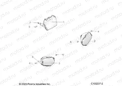 ELECTRICAL | ELECTRICAL, HEADLIGHTS - A20SWE57A1/3A1 (C102237-2)
