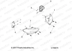 ELECTRICAL | ELECTRICAL, HEADLIGHTS AND TAILLIGHTS - R19RRU99/A/B (C700074)