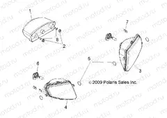 ELECTRICAL | ELECTRICAL, HEADLIGHTS, TAILIGHTS and BULBS - A13EA32AA (49ATVHEADLIGHT10BOSS)