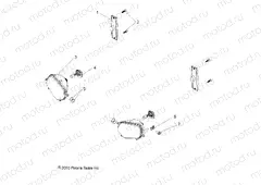 ELECTRICAL | ELECTRICAL, HEADLIGHTS, TAILLIGHTS and BULBS - R13RC08GA/GH/FA/FH (49RGRTAILLAMPS11EV)