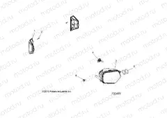 ELECTRICAL | ELECTRICAL, HEADLIGHTS, TAILLIGHTS and BULBS - R20CDA57A1 (700499)