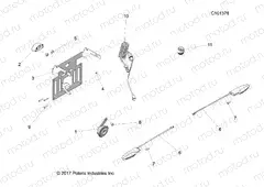 ELECTRICAL | ELECTRICAL, HORN and LICENSE PLATE LIGHT - A19SHS57PS
