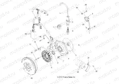 ELECTRICAL | ELECTRICAL, IGNITION SYSTEM - A13MH46AF/AX/MS46AX (49ATVMAGNETO12SP400)