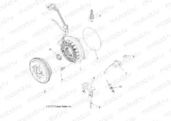 ELECTRICAL | ELECTRICAL, IGNITION SYSTEM - A13MN50ET/EX (49ATVMAGNETO12SP500TR)