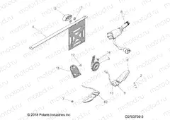ELECTRICAL | ELECTRICAL, LICENSE PLATES - R20MAA57K1 (C0703739-3)
