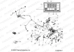 ELECTRICAL | ELECTRICAL, MAIN WIRE HARNESS - A22SEA57F1/T57C1/C2/F1 (C102316-1)