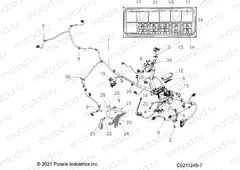 ELECTRICAL | ELECTRICAL, MAIN WIRE HARNESS - A23SHE57AL/AS (C0211245-7)