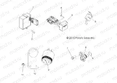 ELECTRICAL | ELECTRICAL, REGULATOR, RELAYS and ECU - R13TH90DG (49RGRELECT11900D)