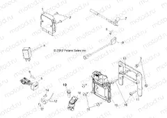 ELECTRICAL | ELECTRICAL, REGULATOR, RELAYS, SENSORS and ECU - R13RH76AG/AH/AN (49RGRELECT13800MID)