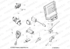 ELECTRICAL | ELECTRICAL, SWITCHES, ECU and CONTROL MODULES - A20SGE95AK (C102334-3)