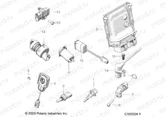 ELECTRICAL | ELECTRICAL, SWITCHES, ECU and CONTROL MODULES - A20SLZ95AE (C102334-1)