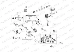 ELECTRICAL | ELECTRICAL, SWITCHES, HARNESS and INDICATORS - A21YAK11B6/B7/N6/N7 (A00087 OUTLAW)