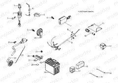 ELECTRICAL | ELECTRICAL, SWITCHES, HARNESS and PARTS - A10KA05FA/FB/FD (49ATVELECT10OUT50)
